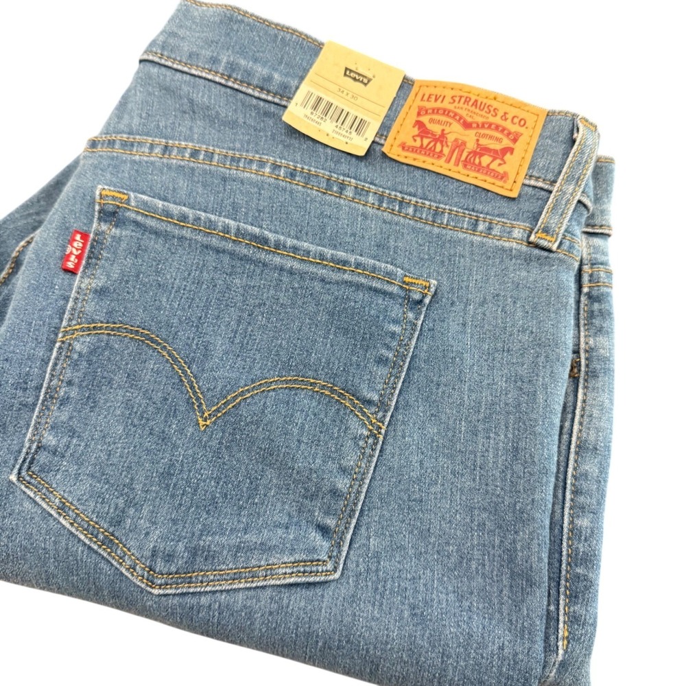 Levis 311 Shaping Skinny Jeans Blue Mid Rise Stellar Stretch 34 (36x30)
